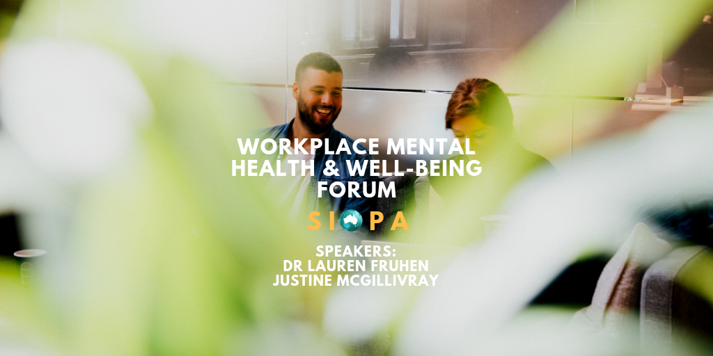 EVENT: Workplace Mental Health and Well-being Forum