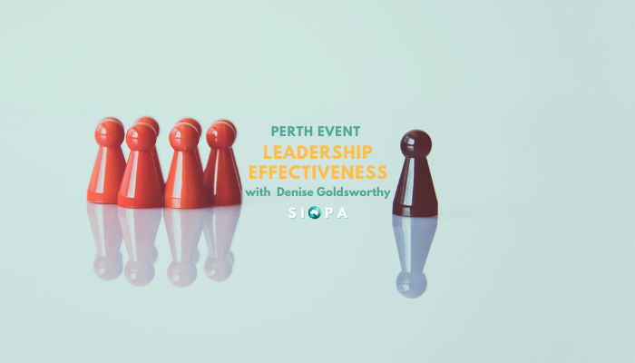 PERTH EVENT: Leadership Effectiveness with Denise Goldsworthy (8 September)