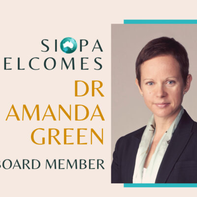 Press Release: Dr Amanda Green joins the SIOPA Board